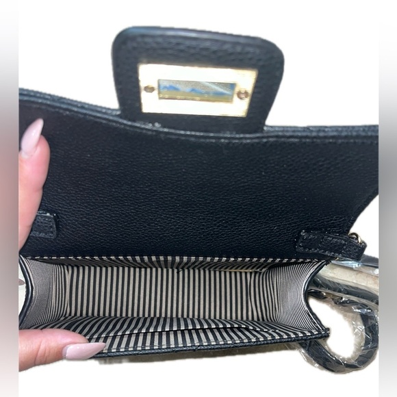 Quilted Faux Leather Turlock Purse W/Gold-tone Chain Accents, NWOT - Picture 7 of 8